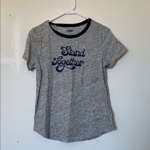 “stand together” graphic tee